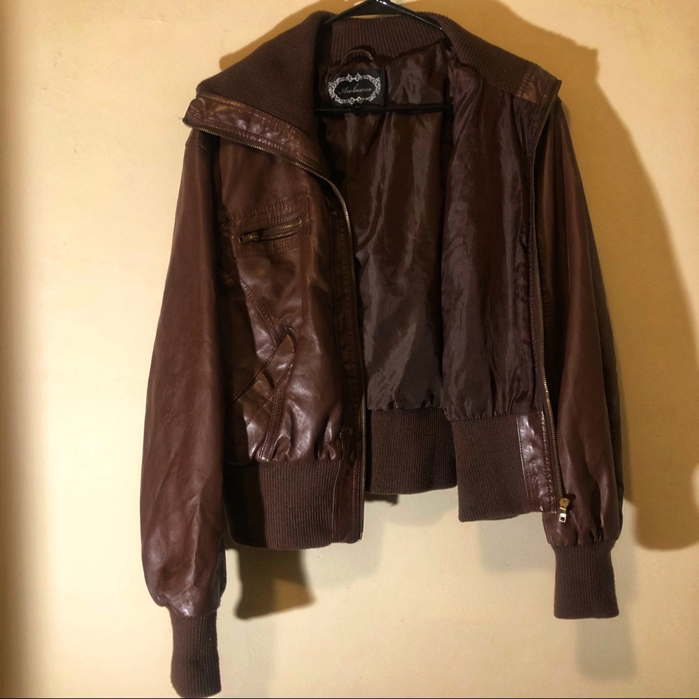 Vibtage leather jacket